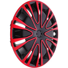 Universele wieldop voor 16-inch autowielen, decoratieve velgkap, stalen wieldop in donker