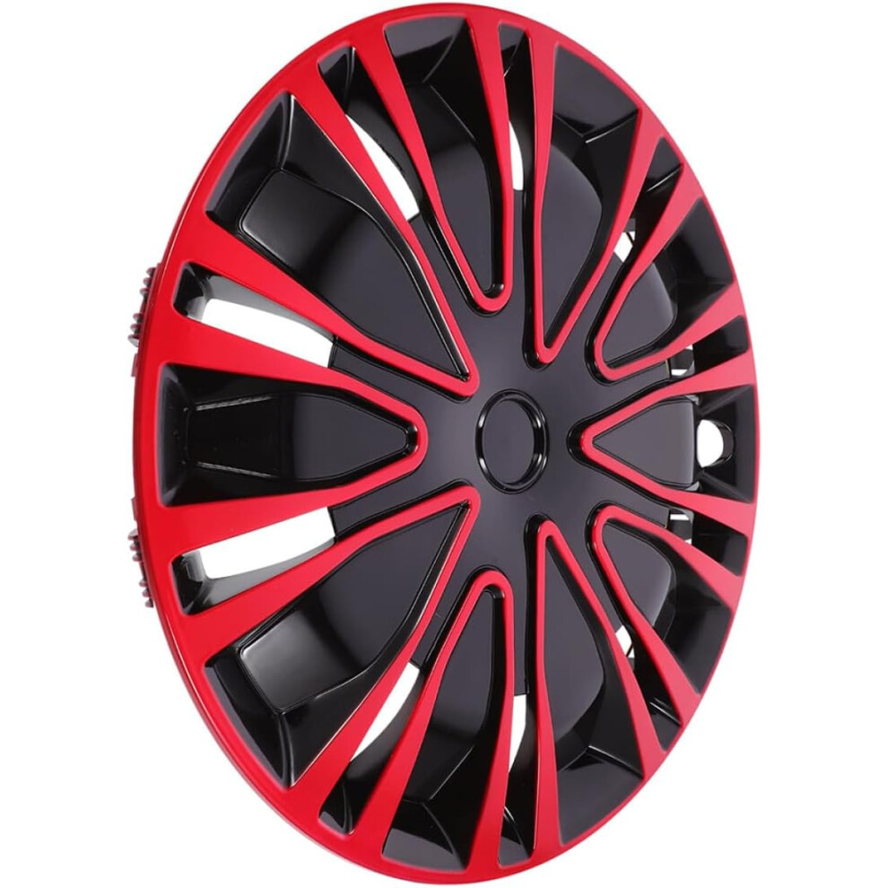 16-Inch Universal Car Wheel Hubcap Decorative Rim Cover, Steel Wheel Hub Cap In Dark 5455468561740