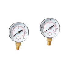 2 Stück Bar Manometer für hochfeste Luftkompressoren mit NPT-Gewindegehäuse für Luft, Wasser und Öl