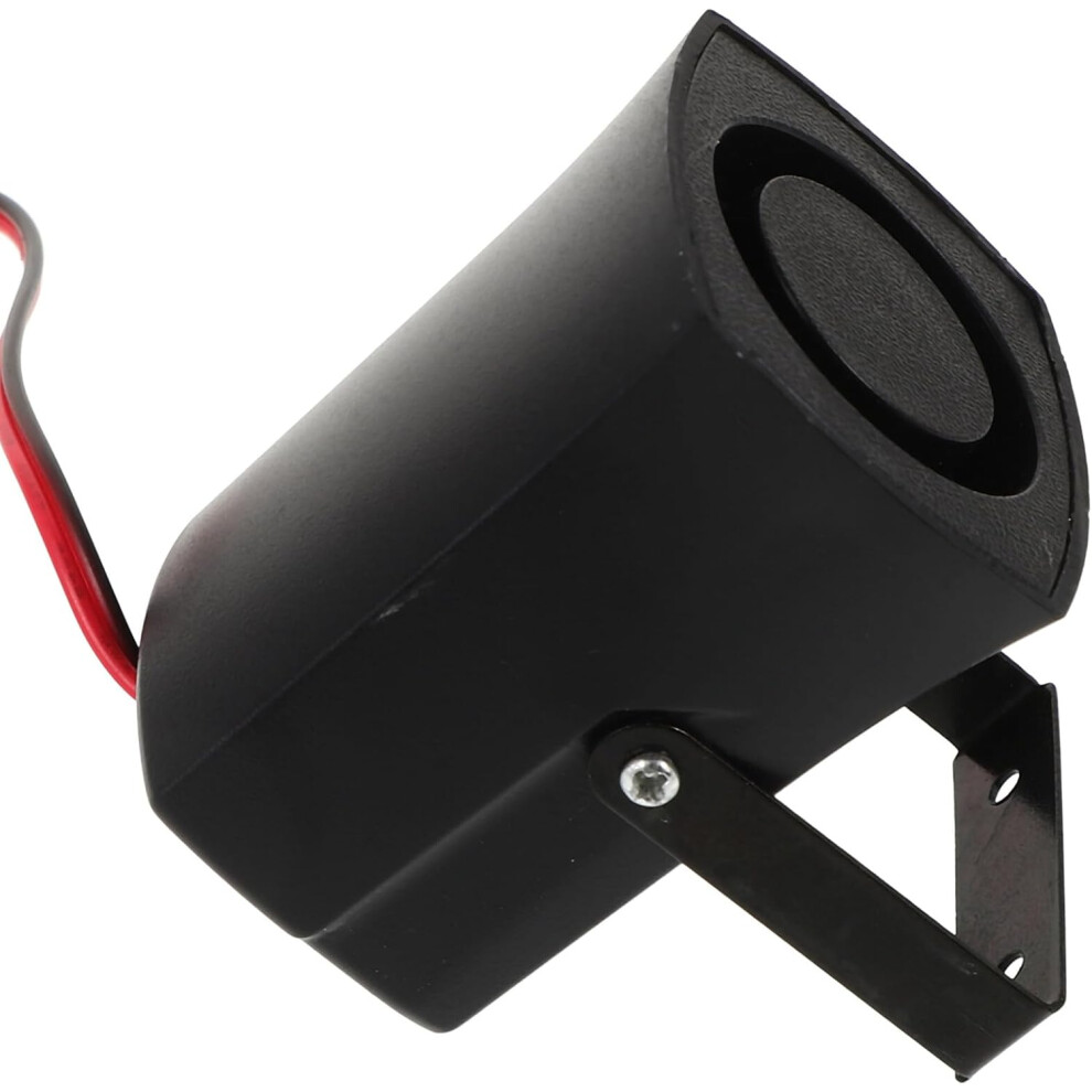 12V Truck Backup Alarm Reverse Beeper Siren Vehicle Warning Horn Six-Tone Cycle Sound Black 5455468483639