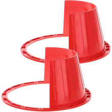 2 blaue Golf-Tees aus Gummi für Driving Range und Simulator, unzerbrechlicher Teehalter