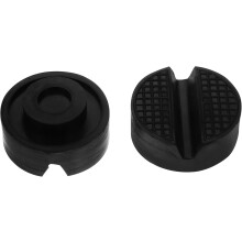 2pcs Heavy Duty Rubber Slotted Jack Pads Car Lift Frame Rail Adapter Compatible with Floor Jack