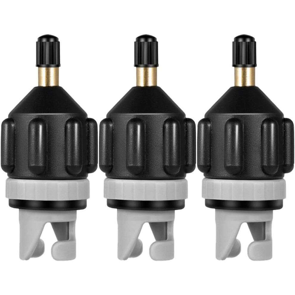 3Pcs Air Pump Adaptor For Inflatable Kayak And Paddle Sup Board, Rubber And Copper Materia 5455468479328