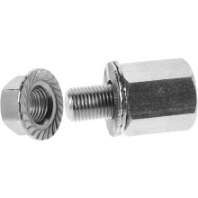 Fahrradanhängerkupplungsadapter 3/8" x 26 Fahrradanhängerkupplungs-Verlängerungsschraube