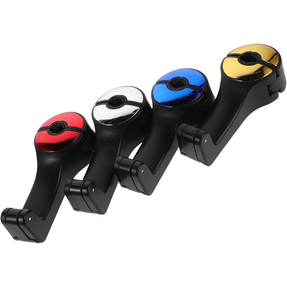 4Pcs Car Headrest Holder Car Purse Hook And Phone Holder Rotating For Bags Backpacks And Purses 5455468469350