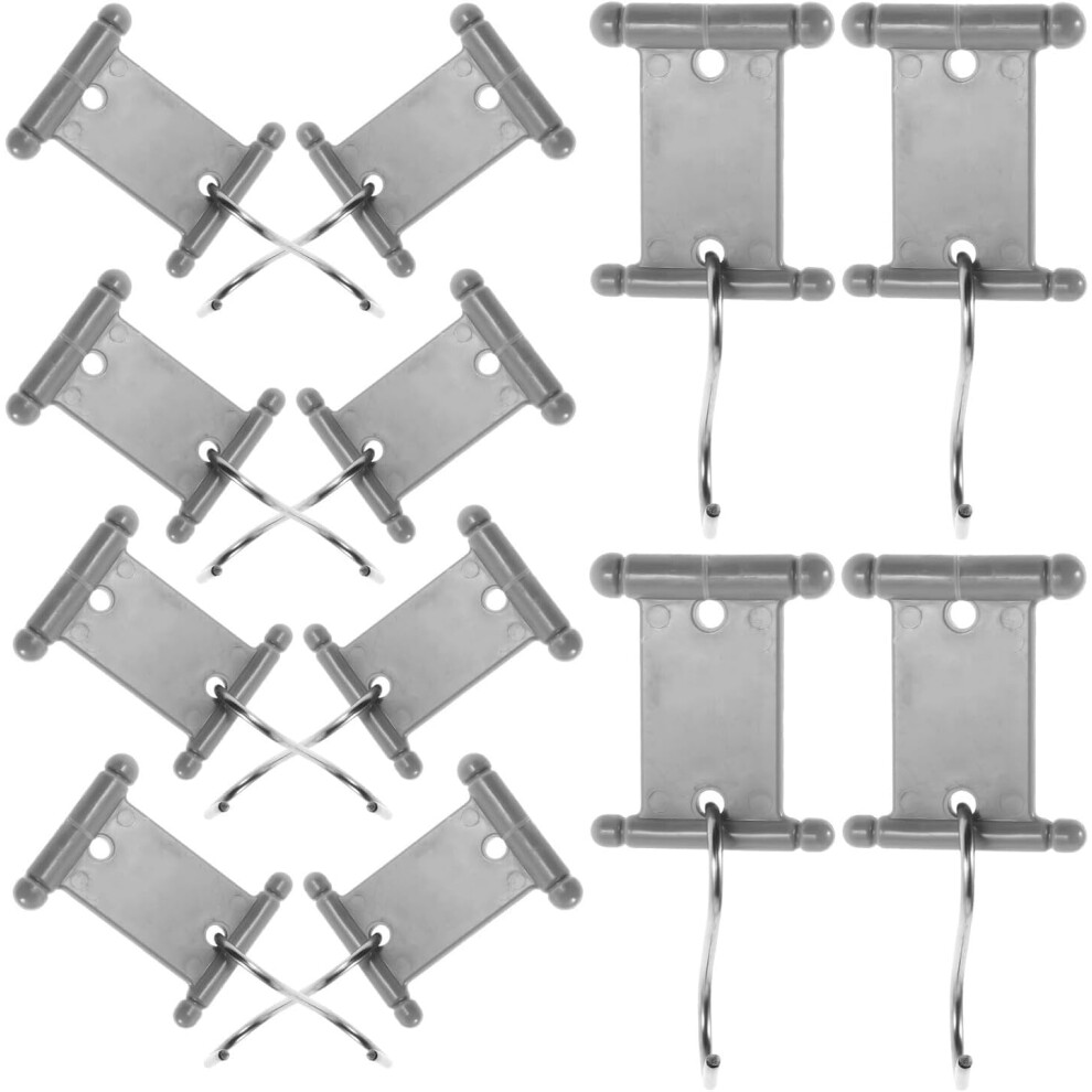 18Pcs Camping Awning Clip Double Sided Hooks For Rv Canopy Heavy Duty Outdoor Rv Awning Hook Light 5455468473166