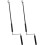 2Pcs Manual Awning Handle Replacement Crank Wand 1