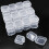 100Packs Small Clear Plastic Storage Containers, Case with Lids for Small Items and Other  Projects 8