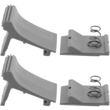 6pcs Rv Awning Arm Glider Slider Catch Kit with Springs, Rv Awning Arm Slide Mechanism Replacement Parts