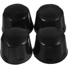 Lot de 4 cache-boulons de jante de quad, protection anti-poussière en caoutchouc pour moyeu et écrous de roue.