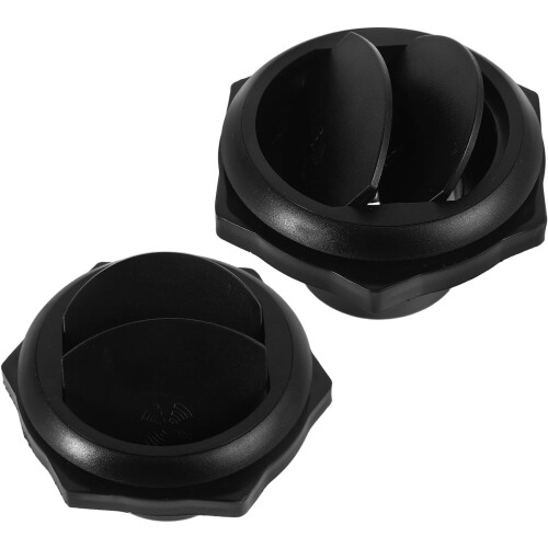 2Pcs Rv Air Conditioning Vent Round Outlet Duct Multi-Directional Ceiling Vent for Caravan