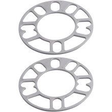 Entretoises de moyeu de roue en alliage d'aluminium (2 pièces) - Conception universelle pour voiture - Élargissement de la base des roues
