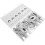 144pcs Auto Alinhamento Corpo Shims e Camber Alinhamento Shims Sortimento Universal 1