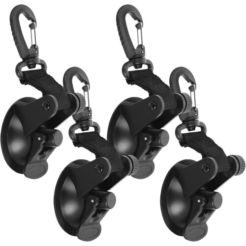 4pcs Car Suction Cup Hook for Awning Camping Suction Cups Hooks