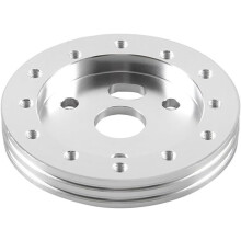 Adaptateur de volant 5 pouces 6 trous vers 3 trous, entretoise argentée, compatible avec les rehausseurs de volant Quick Car Wheel.