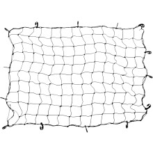 Filet de chargement élastique 150 x 195 cm avec nœuds en caoutchouc pour toit de voiture