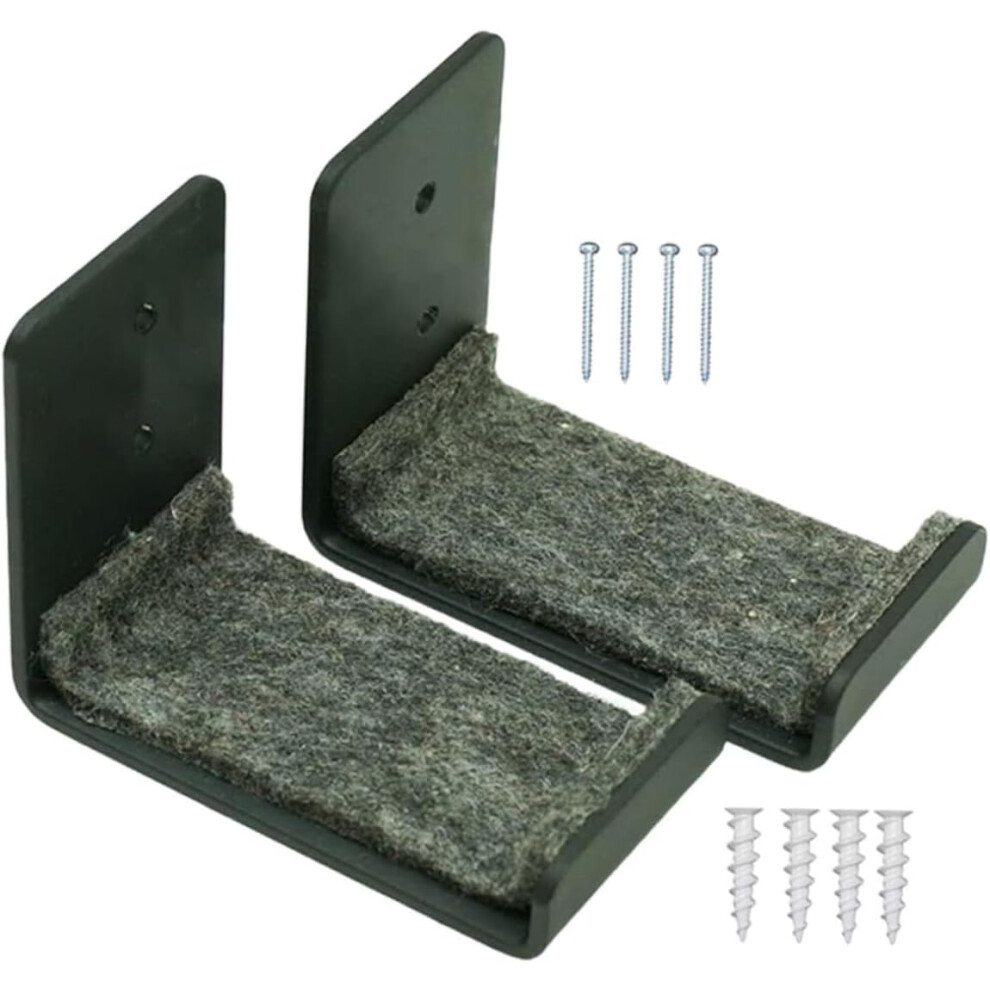 2Pcs Small Wall-Mounted Snowboard Display Rack Shelf, Snowboard Storage Bracket Holder 5455468480478