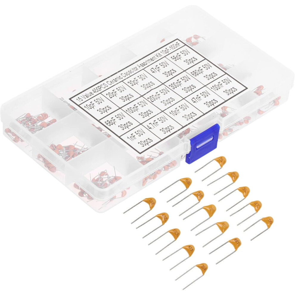 Ceramic Capacitor Assortment Monolithic Capacitor For Diy Electronics Projects 5455468482946