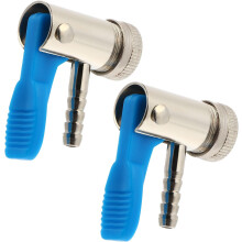 Reifenfüllschlauchanschluss, 2 Stück, 8 mm Messing-Klemme