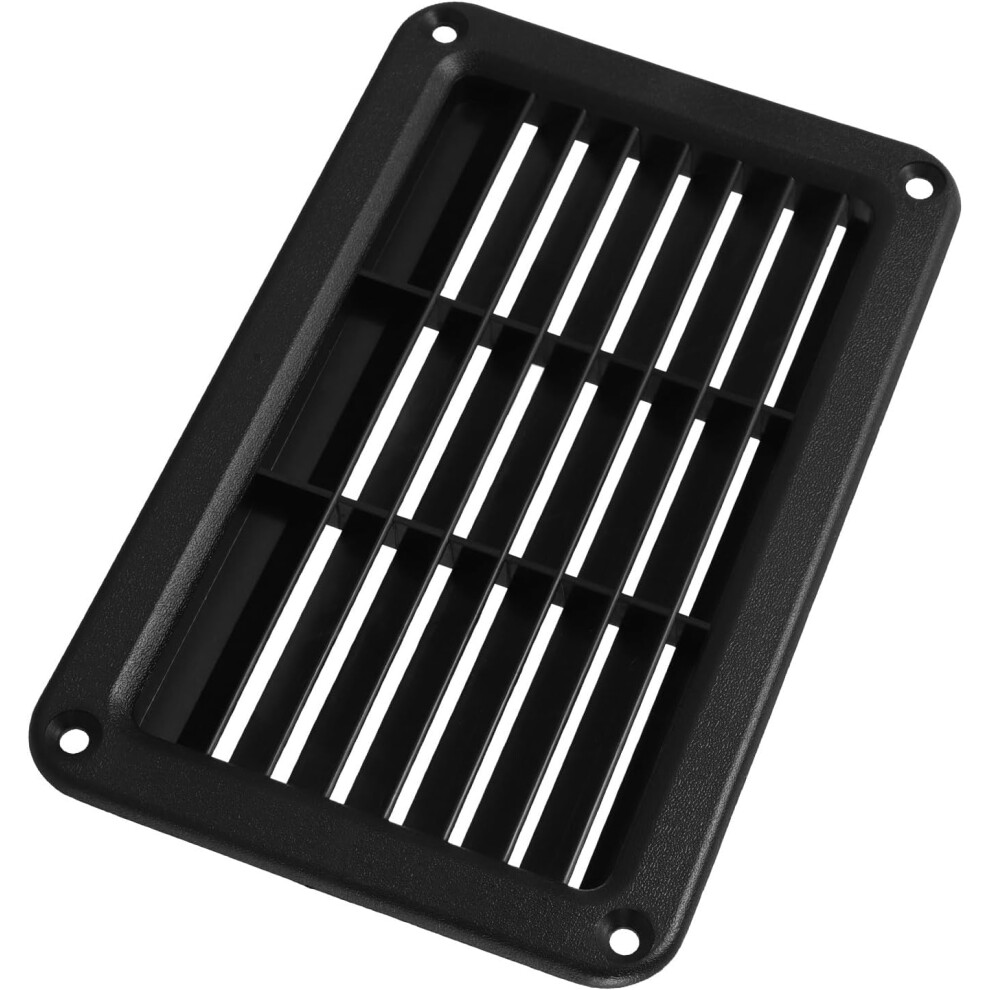 Rv Louvered Vent Cover For Boat And Yacht Airflow, Marine Ventilation Panel Adjustable Slanted Louvers 8195033060670