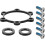 Hubcentric Wheel Spacer 3mm Black Bicycle Hub Conversion Washer 1