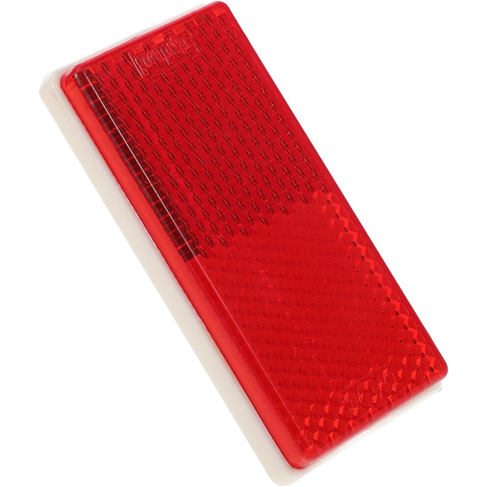 Rectangle Reflector Adhesive For Trucks And Trailers Vehicle Safety Reflective Strip Sturdy Red 8603788530374