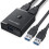 2X USB  KVM USB HUB 3.0 Switcher Selector KVM  for PC Keyboard Mouse Printer 1 PC Sharing 2 Devices 5
