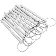 10 Stück Schnellkupplungs-Bolzenringe aus Kohlenstoffstahl mit Kugelhalterung, ergonomische Verarbeitung, vielseitige Verbindung