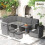 Seven-Piece Rattan Garden Sofa Set with Table 6
