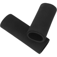 2pcs Black Sponge Handlebar Sleeves for Motorcycle and Bike, Improved Control