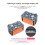 For Raspberry Pi 5 Uninterruptible Power Supply UPS HAT Type-C Fast Charging for Raspberry Pi 4B/3B+ UPS Module 5