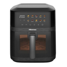 Hisense HAF1800DCDUK 6.3L Air Fryer with Touch Colour Display - Bla HAF1800DCDUK
