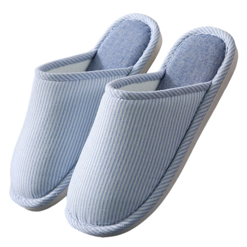 Rutschfester Winter-Hausschuh für Damen, warm,-hellblau B
