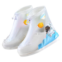 Rutschfeste Kinder-Regenschuhüberzüge aus wasserdichtem-Blau L