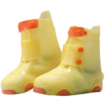 Verdickte regenfeste PVC-Schuhüberzüge, wasserdichte-Gelbes L