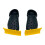 Décoration détachable d'agrafe de chaussure de-paire jaune 1