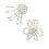 Perles détachables, ornement de-Fleur de perle avec lo 1