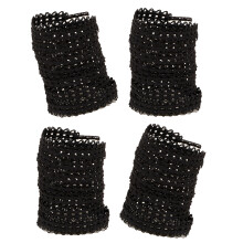 2 Pairs Reinforced Polyester Ballet Laces-Black 120cm