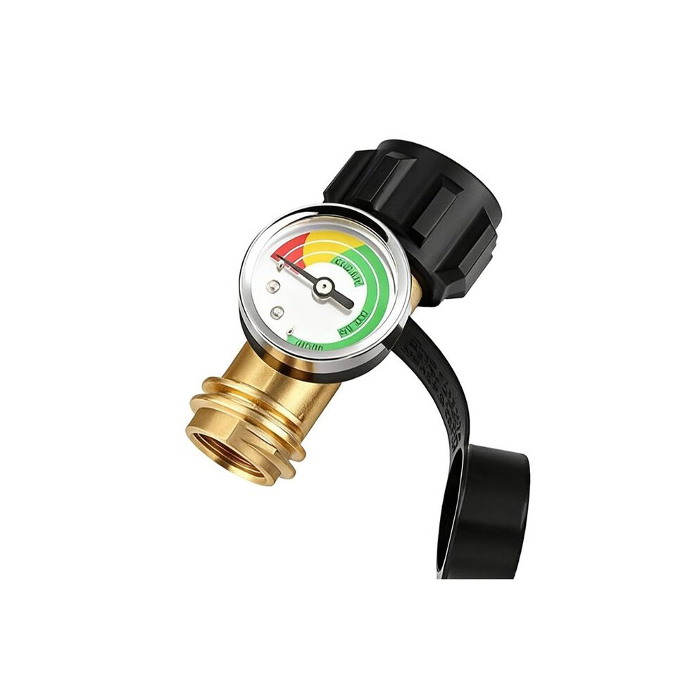 Universal Propane Tank Gauge Level Indicator Qcc1 Type 1 Gas Pressure Meter For Rv Detector Propane Gas Grill Regulator 4714149757201