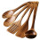 Wooden Spoon Kitchen 5-Piece Set: Comfortable Non-Stick Spatula, Spatula Separator, Fork, Serving Spoon 1
