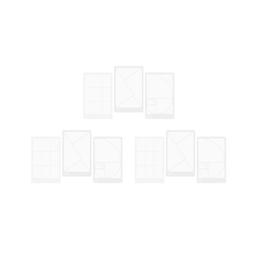 9 Pieces Of Viewfinders Fibonacci Composition View Finder Ratio Photo Viewing Positioning Ruler Viewer Golden 6033669880984