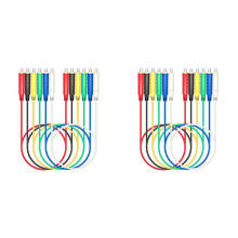 12PCS Magnetic Test Leads Silicone Soft Flexible Jumper Test Wires 30V AC5A 3.3FT Magnetic Test Leads