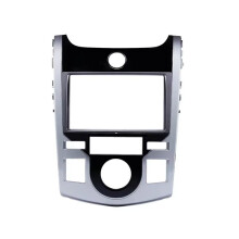 2 Din Car Stereo Radio Fascia Frame for Forte Coupe Cerato 2009-2012 Dash Install Facia Bezel Adapter Plate Frame