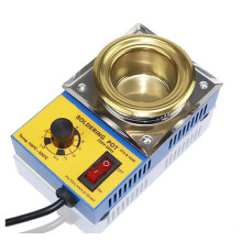 Adjustable Temperature Tin Melting Furnace 160W Solder Pot Tool High Quality Lead-Free Soldering Bath EU Plug
