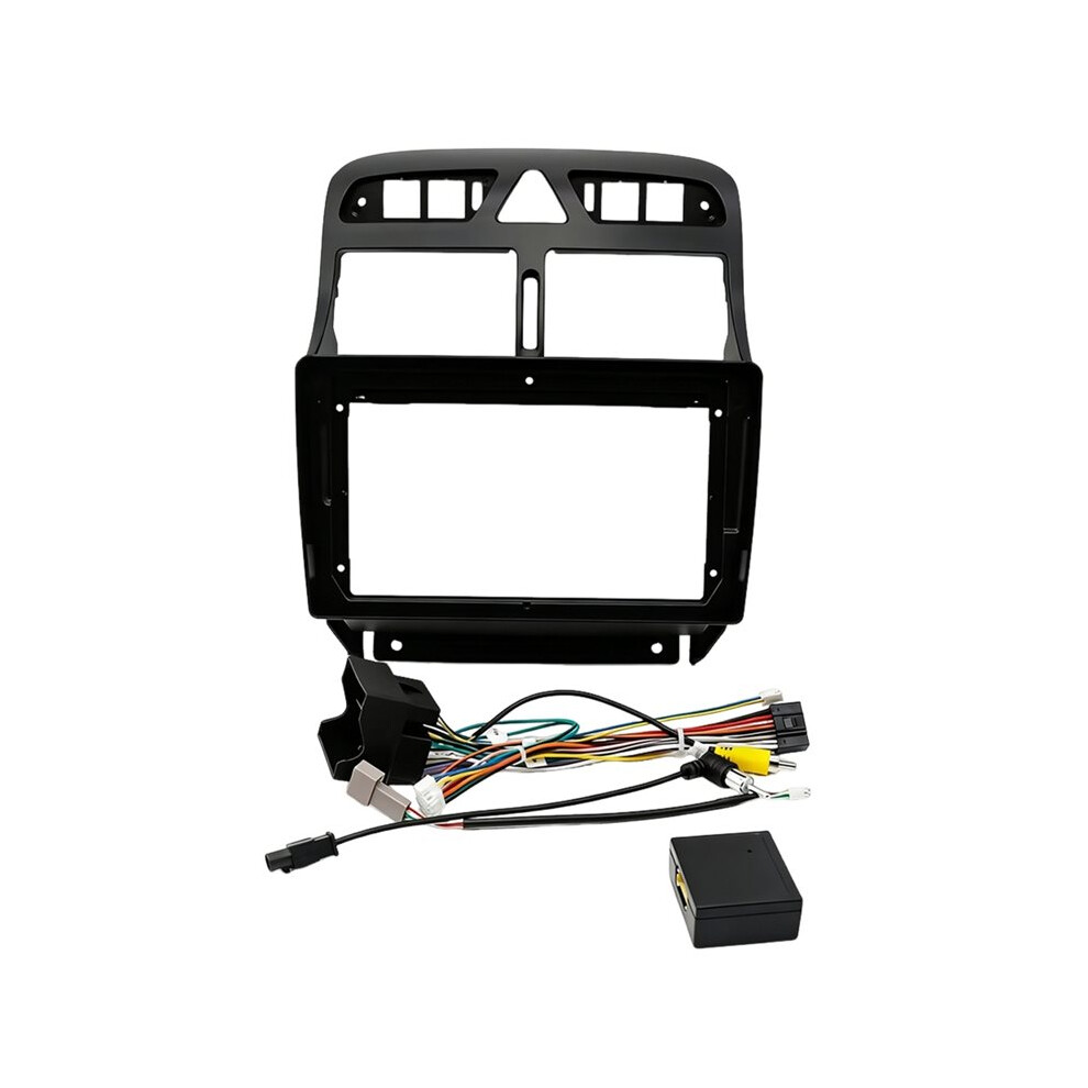 9 Inch Car Stereo Radio Fascia Frame Kit For 307 2002-2013 Dash Install Facia Bezel Adapter Plate Frame 6032309192395