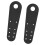 Couvre-orteils robuste pour patins à roulettes, en cuir-Noir 1