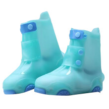 Thickened Rainproof PVC Shoe Covers Waterproof Rain-Green XL