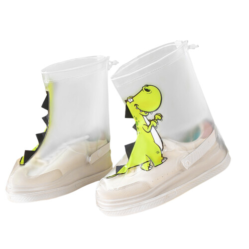 Couvre-chaussures imperméables pour enfants, hauteur de-Vert M