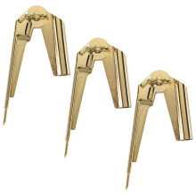 Verstellbarer Zirkel und Anreißstift, 3er-Pack, Gold, Bis zu 8 Zoll