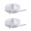 Nighttime Visible Reflective Shoelaces For Running-White 100cm 1